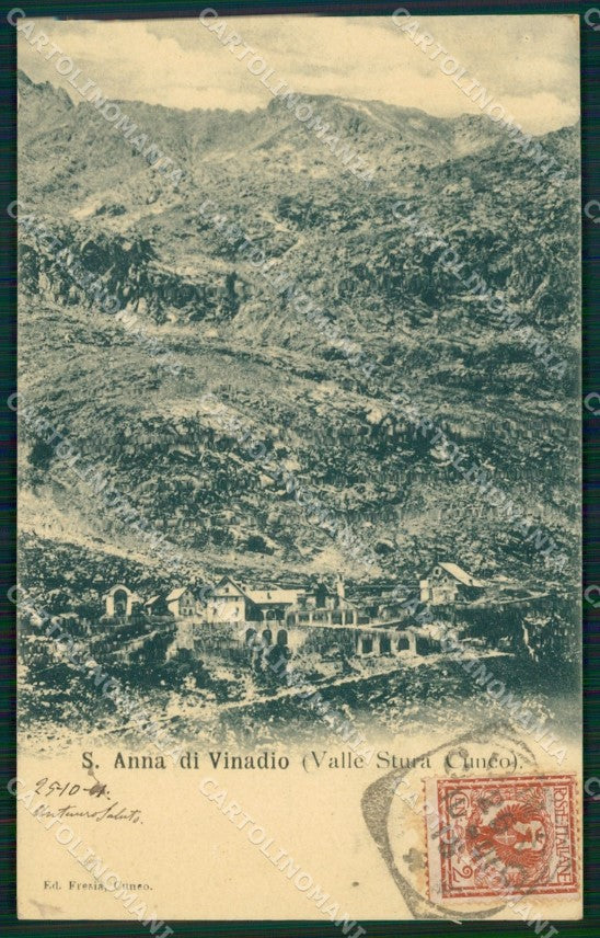 Cuneo Vinadio Sant'Anna cartolina MT6559 – fronte