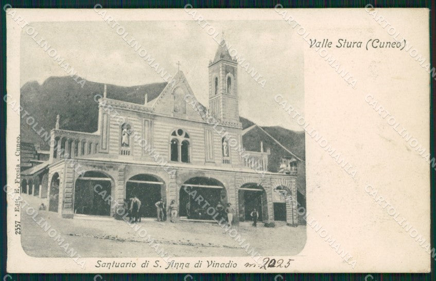 Cuneo Vinadio Santuario Sant'Anna cartolina MT6560 – fronte