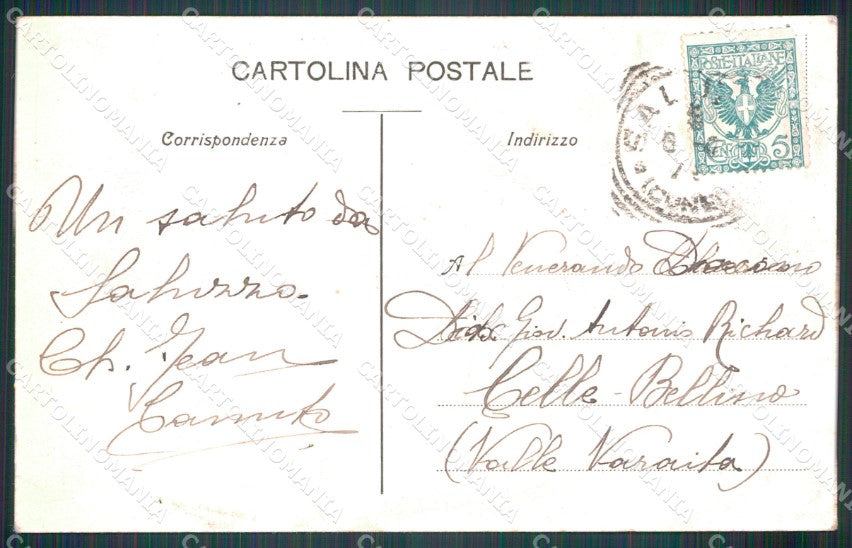Cuneo Vinadio Santuario Sant'Anna cartolina MT6560 – retro