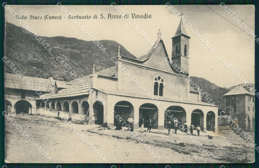 Cuneo Vinadio Santuario Sant'Anna cartolina MT6561 – fronte