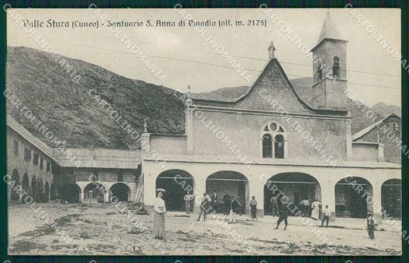 Cuneo Vinadio Santuario Sant'Anna cartolina MT6562 – fronte