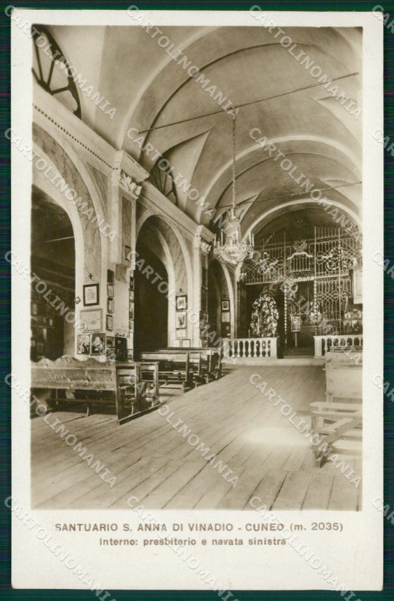 Cuneo Vinadio Santuario Sant'Anna Foto cartolina MT6563 – fronte
