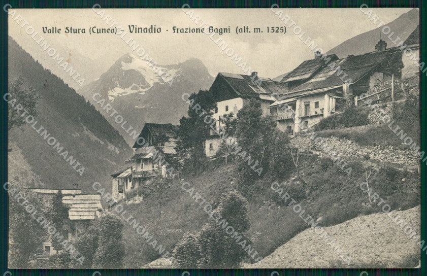 Cuneo Vinadio Bagni di cartolina MT6568 – fronte