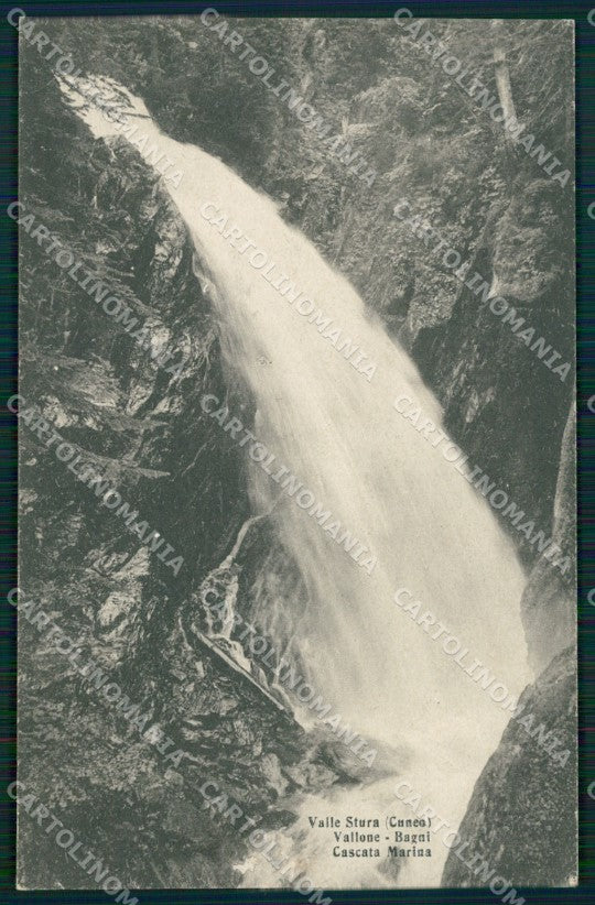 Cuneo Vinadio Vallone Cascata Marina cartolina MT6576 – fronte
