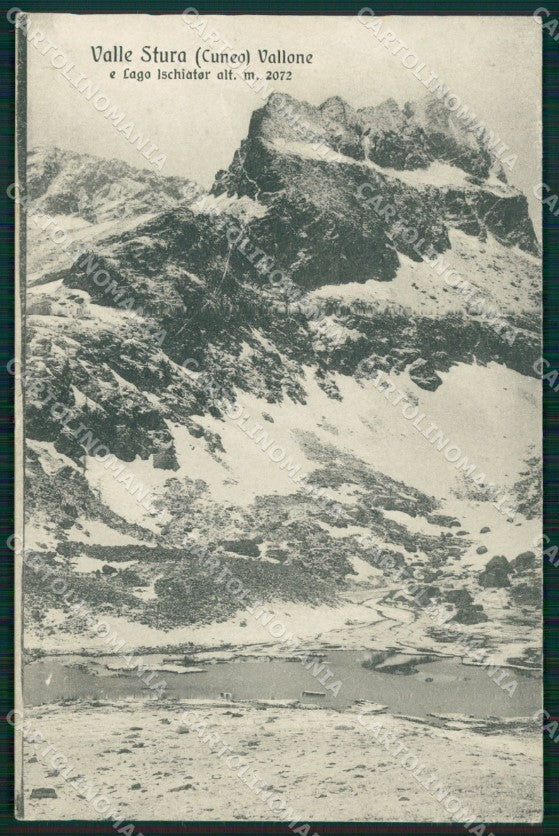 Cuneo Vinadio Valle Stura Vallone Lago Ischiator cartolina MT6579 – fronte