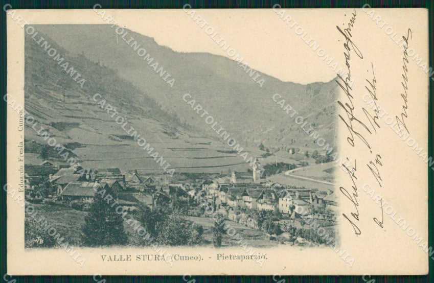 Cuneo Pietraporzio cartolina MT6584 – fronte