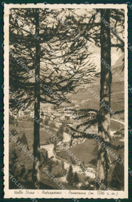 Cuneo Pietraporzio cartolina MT6586 – fronte