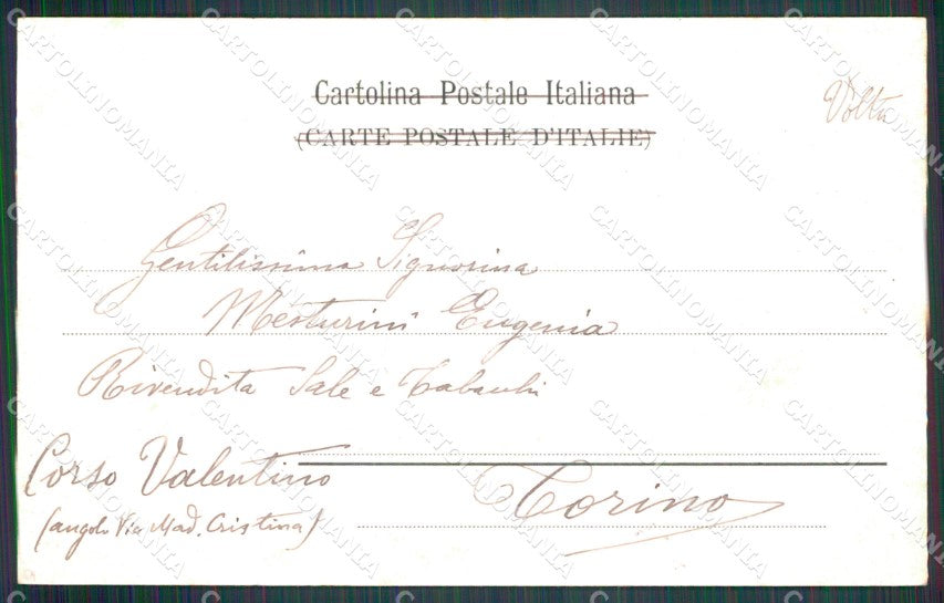 Cuneo Argentera cartolina MT6595 – retro