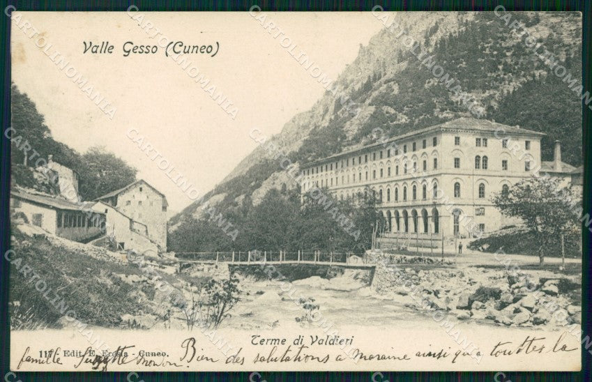 Cuneo Valdieri Terme di cartolina MT6614 – fronte