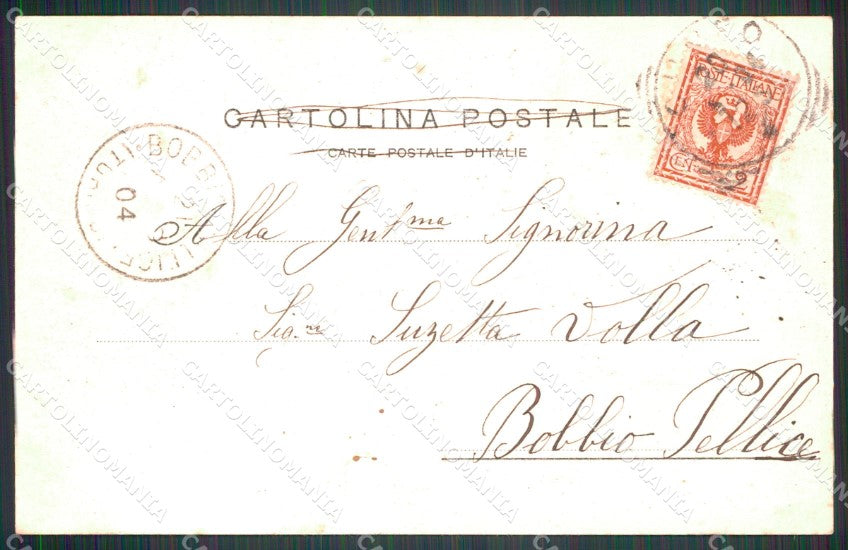 Cuneo Valdieri Terme di cartolina MT6614 – retro