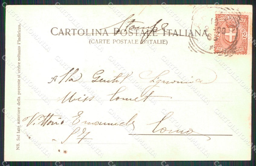 Cuneo Valdieri Savoia Caccia cartolina MT6617 – retro