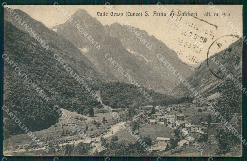 Cuneo Valdieri Sant'Anna cartolina MT6618 – fronte