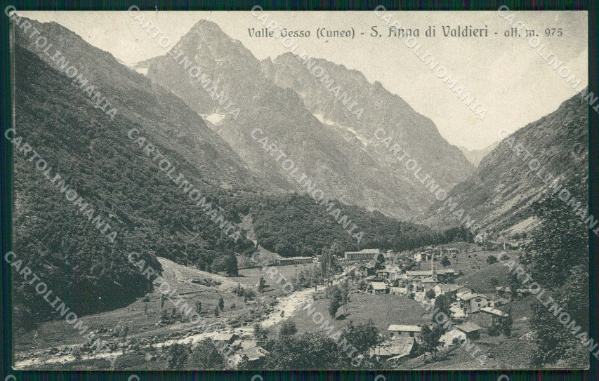 Cuneo Valdieri Sant'Anna cartolina MT6619 – fronte