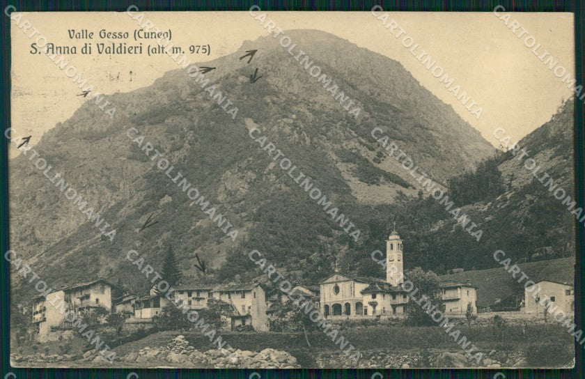 Cuneo Valdieri Sant'Anna cartolina MT6621 – fronte