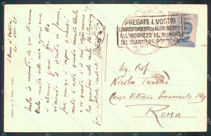 Cuneo Valdieri Sant'Anna cartolina MT6621 – retro