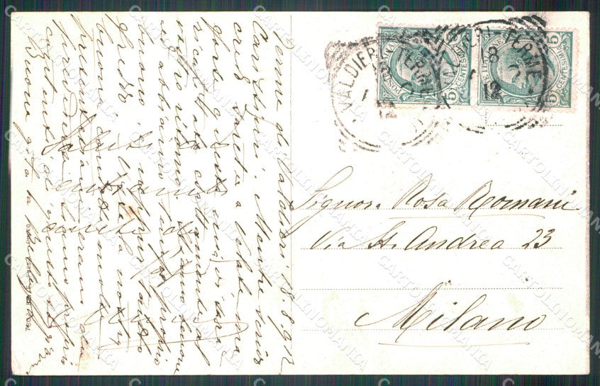 Cuneo Valdieri Sant'Anna cartolina MT6622 – retro