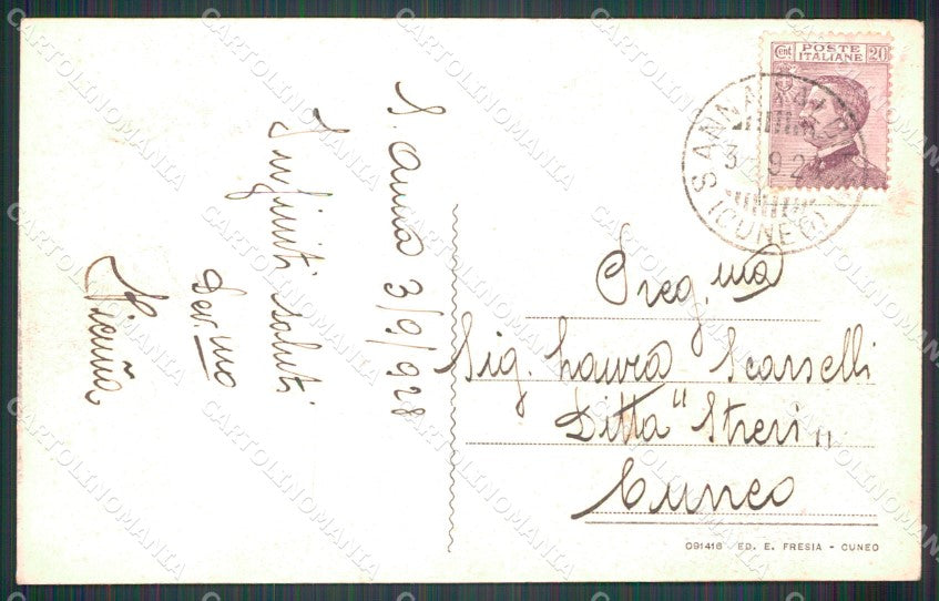 Cuneo Valdieri Sant'Anna cartolina MT6625 – retro