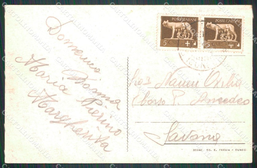 Cuneo Valdieri Terme di Rifugio Bozano Argentera cartolina MT6629 – retro
