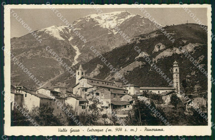 Cuneo Entracque Panorama cartolina MT6636 – fronte