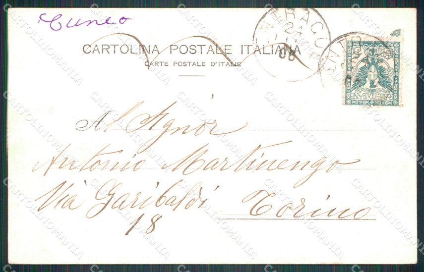 Cuneo Entracque San Giacomo cartolina MT6640 – retro