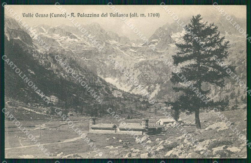 Cuneo Valdieri Valle Gesso Palazzina Valasco SCOLLATA cartolina MT6642 – fronte