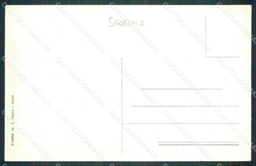 Cuneo Valdieri Valle Gesso Palazzina Valasco SCOLLATA cartolina MT6642 – retro