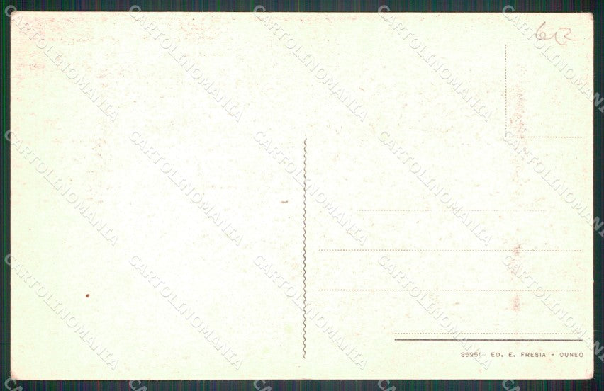 Cuneo Valdieri Valle Gesso Valasco cartolina MT6645 – retro