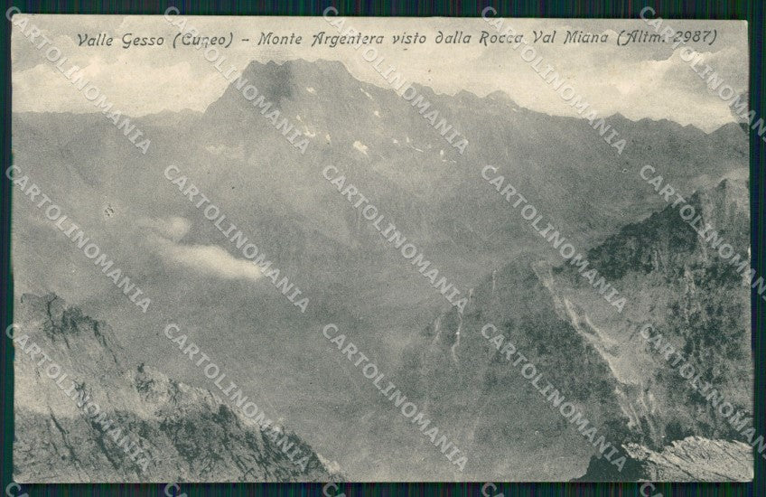 Cuneo Valdieri Valle Gesso Monte Argentera cartolina MT6646 – fronte