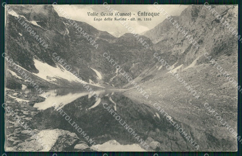 Cuneo Entracque Valle Gesso Lago delle Rovine cartolina MT6647 – fronte