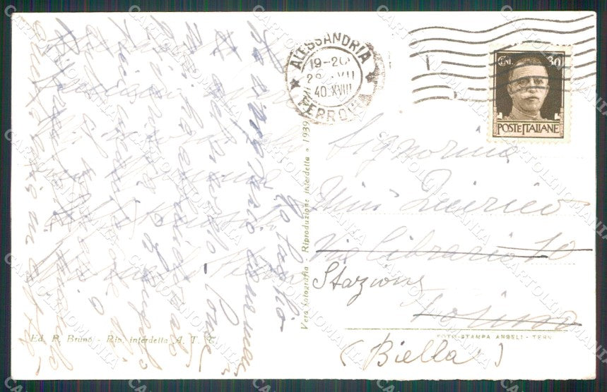 Cuneo Borgo San Dalmazzo Foto cartolina MT6654 – retro