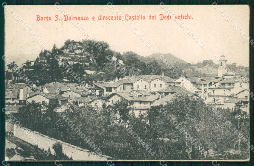 Cuneo Borgo San Dalmazzo Panorama cartolina MT6665 – fronte