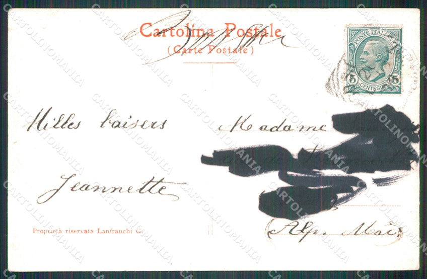 Cuneo Borgo San Dalmazzo Panorama cartolina MT6665 – retro