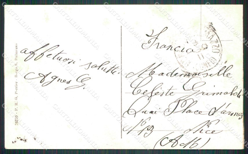 Cuneo Borgo San Dalmazzo Santuario Monserrato cartolina MT6672 – retro