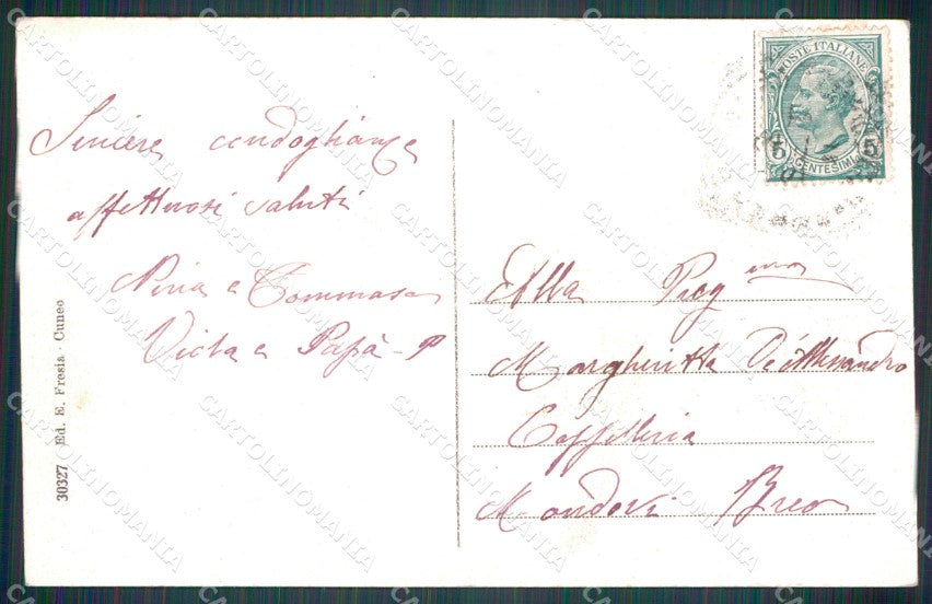Cuneo Borgo San Dalmazzo Panorama cartolina MT6674 – retro
