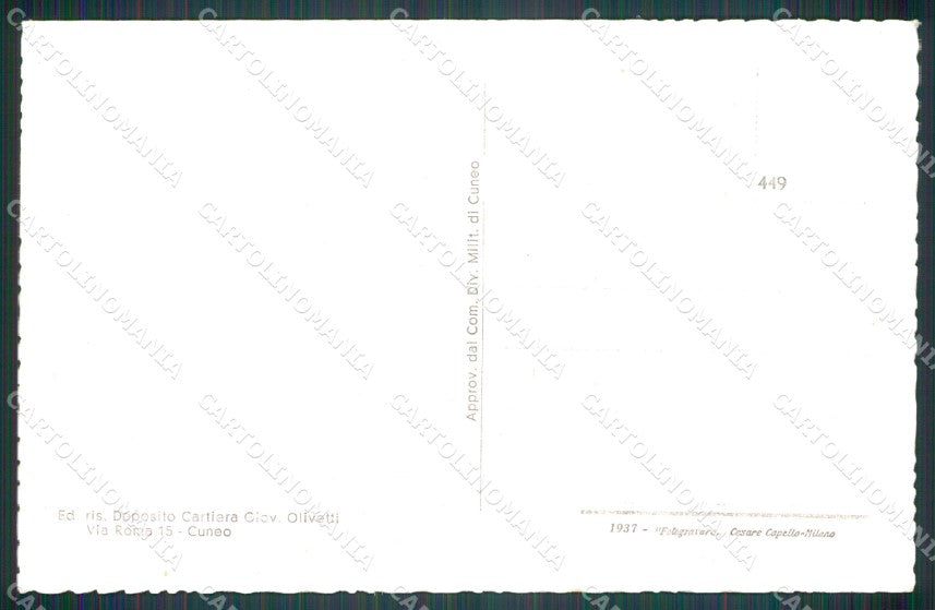 Cuneo Robilante Panorama cartolina MT6677 – retro