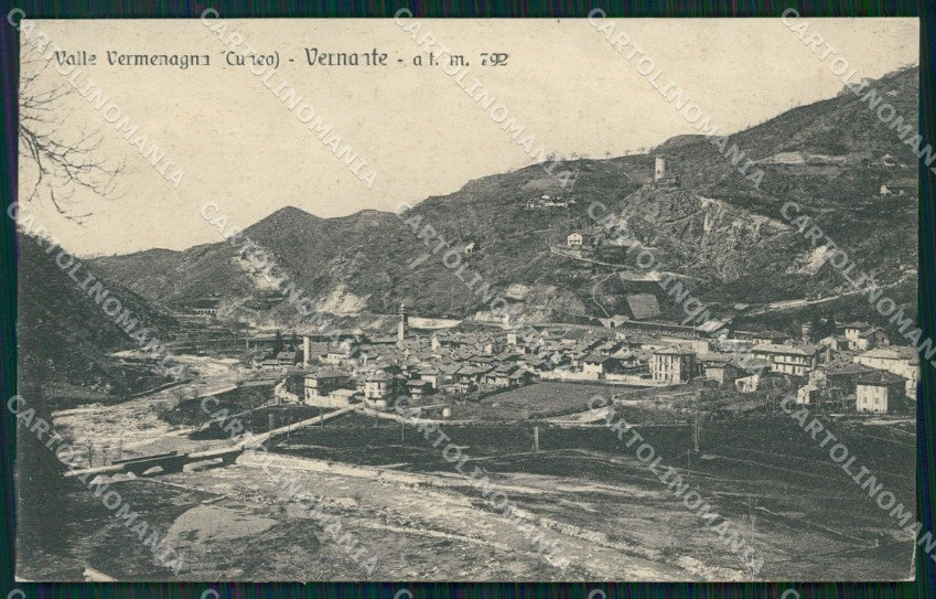 Cuneo Vernante Panorama cartolina MT6692 – fronte