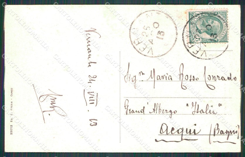 Cuneo Vernante Madonna della Valle cartolina MT6704 – retro