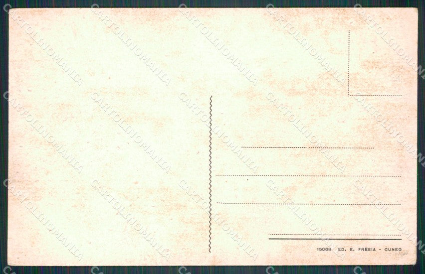 Cuneo Vernante frazione Palanfrè Caccia PIEGHINA cartolina MT6706 – retro