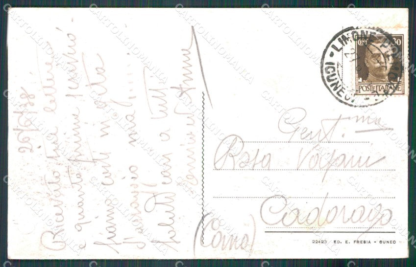 Cuneo Limone Piemonte Valle Vermenagna cartolina MT6710 – retro