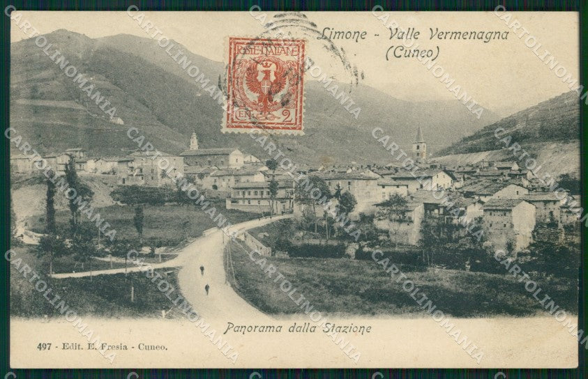 Cuneo Limone Piemonte Panorama cartolina MT6715 – fronte