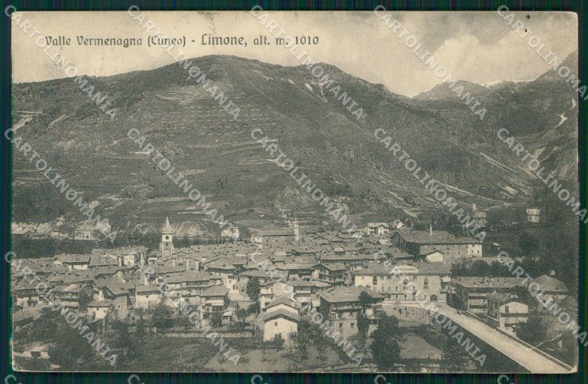 Cuneo Limone Piemonte Panorama cartolina MT6718 – fronte