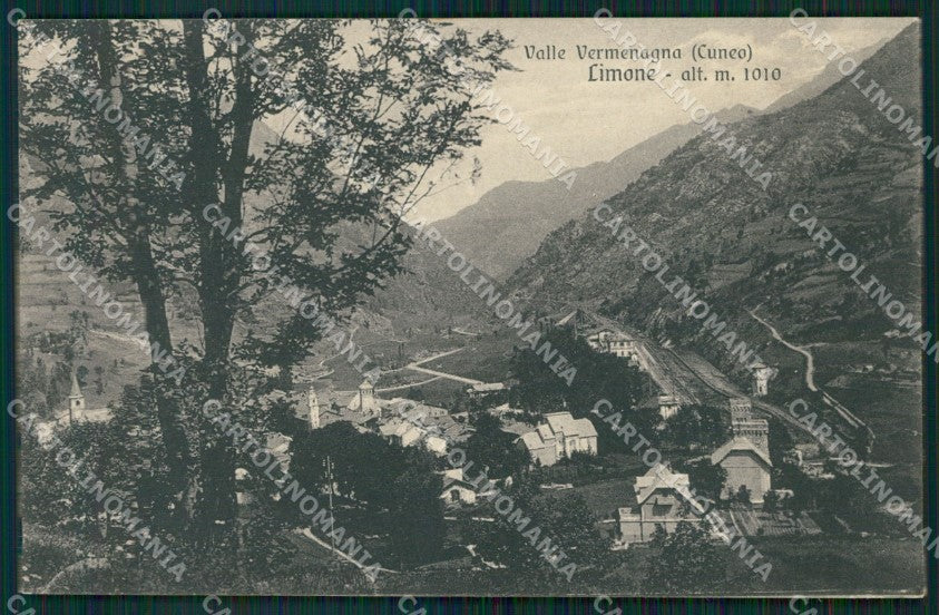 Cuneo Limone Piemonte Panorama cartolina MT6719 – fronte
