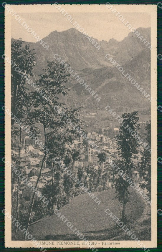 Cuneo Limone Piemonte Panorama PIEGA cartolina MT6720 – fronte