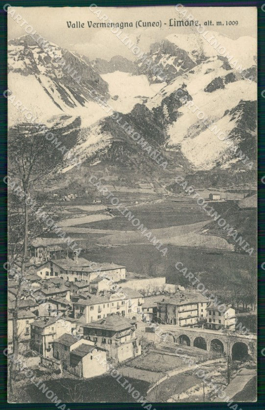 Cuneo Limone Piemonte Panorama cartolina MT6725 – fronte