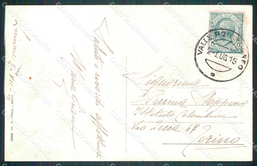 Cuneo Limone Piemonte Panorama cartolina MT6725 – retro
