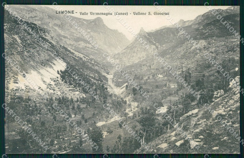 Cuneo Limone Piemonte Vallone San Giovanni SCOLLATA cartolina MT6740 – fronte