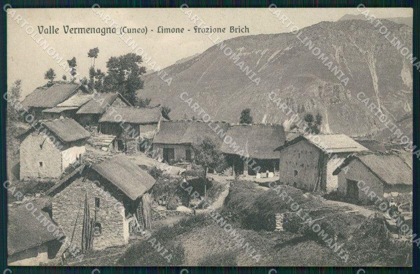 Cuneo Limone Piemonte Frazione Brich cartolina MT6741 – fronte