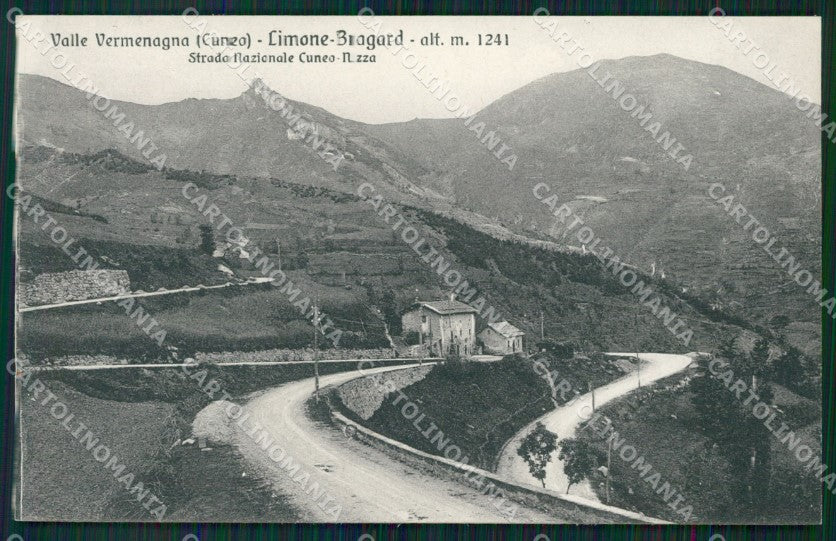 Cuneo Limone Piemonte Bragard cartolina MT6742 – fronte