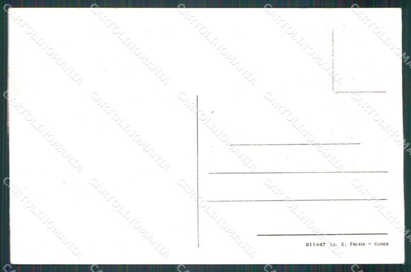 Cuneo Colle di Tenda Valle Roia cartolina MT6756 – retro