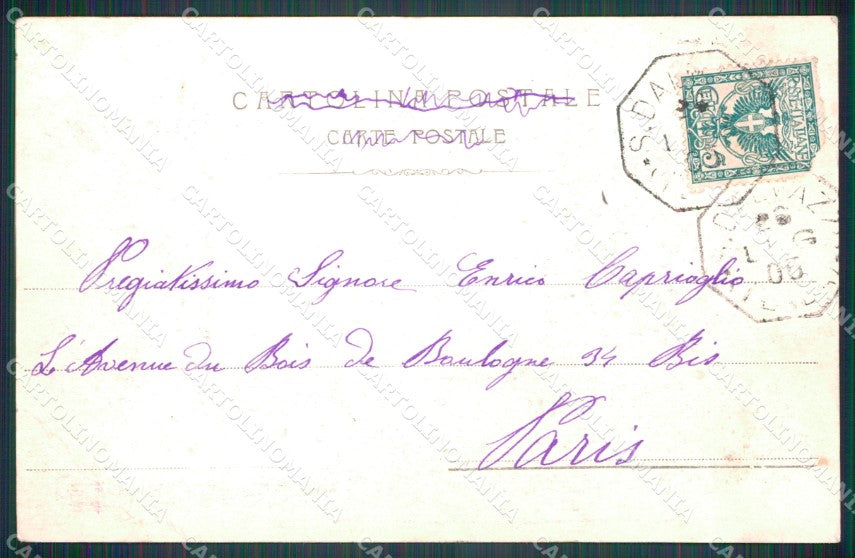 Cuneo Tenda Valle Roia PIEGHE cartolina MT6765 – retro